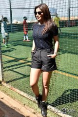 Shriya Saran Visit Indian Blind Football Federation Demo Camp